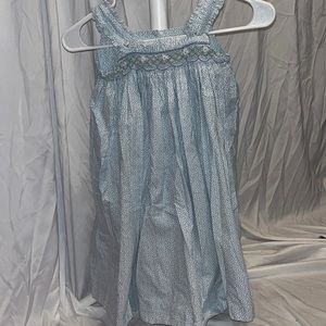 Blue Smocked Dress
